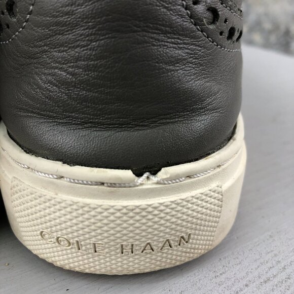 Cole Haan Men\'s Size 8M Winslow Grand Series Grey Leather Wingtip Sneakers Shoes main image 4
